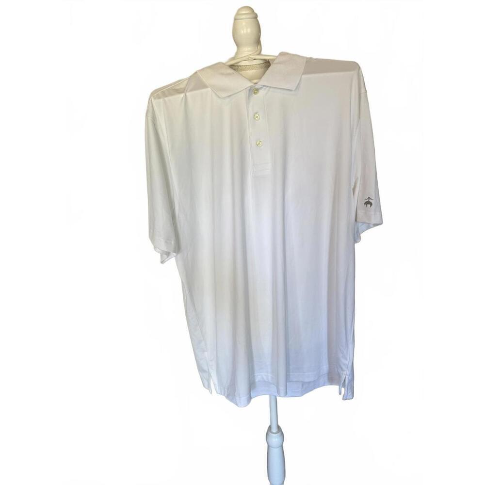 New Brooks Brothers Men's White Polo Performance Shirt XL